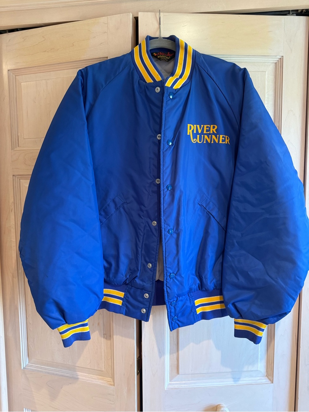 Dunbrooke Royal Blue Bomber Jacket with Yellow Trim
